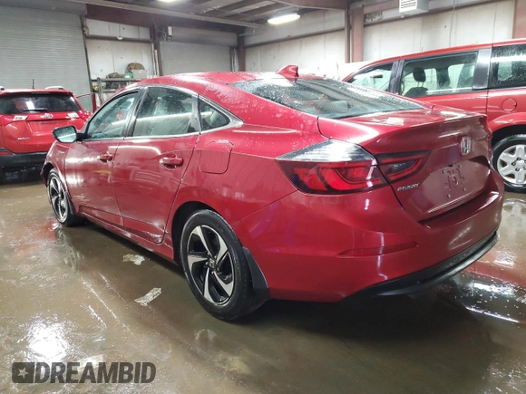 2022 Honda Insight EX with VIN 19XZE4F50NE007693, listed as a Copart auction lot 50253715 with 54,009 mi miles and Salvage Title. Bid and sale history available at carsss.com. Image 2.