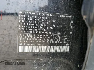 2021 Volkswagen Tiguan SE z VIN 3VV3B7AX4MM075946, wystawiony jako Copart lot #54315625 z przebiegiem 62 399 mil mil oraz Szkoda całkowita • Salvage title. Historia ofert i sprzedaży dostępna na DreamBid. Obrazek 14.