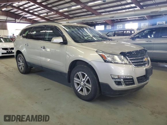 2015 Chevrolet Traverse LT z VIN 1GNKRGKD4FJ150775, wystawiony jako Copart lot #59920715 z przebiegiem 117 489 mil mil oraz Czysty tytuł • Clean title. Historia ofert i sprzedaży dostępna na DreamBid. Obrazek 4.