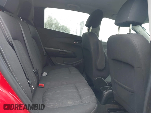 2016 Chevrolet Sonic LT with VIN 1G1JC6SH6G4126943, listed as a IAAI auction lot 41552144 with 179,021 mi miles. Bid and sale history available at carsss.com. Image 8.