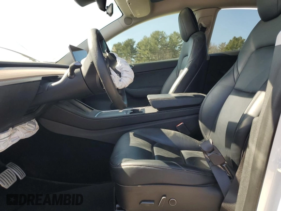 2021 Tesla Model Y Performance with VIN 5YJYGDEF9MF268006, listed as a Copart auction lot 49082695 with 69,743 mi miles and Salvage Title. Bid and sale history available at DreamBid. Image 7.