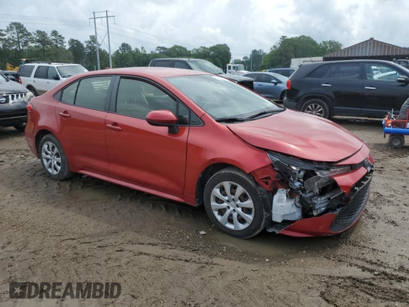 2020 Toyota Corolla LE with VIN JTDEPRAE5LJ043022, listed as a Copart auction lot 54337805 with 84,671 mi miles and Salvage Title. Bid and sale history available at carsss.com. Image 4.