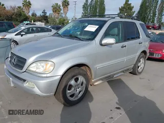 2003 Mercedes-Benz M 350 with VIN 4JGAB57EX3A435535, listed as a IAAI auction lot 42099551 with 205,226 mi miles and . Bid and sale history available at DreamBid. Image 2.