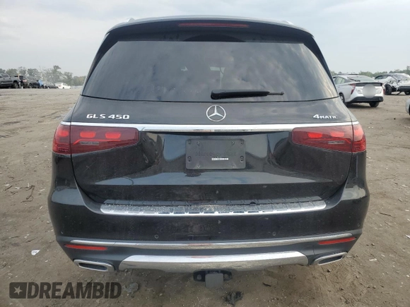 2024 Mercedes-Benz GLS 450 with VIN 4JGFF5KE7RB057873, listed as a Copart auction lot 68994884 with 18,749 mi miles and Salvage Title. Bid and sale history available at DreamBid. Image 6.