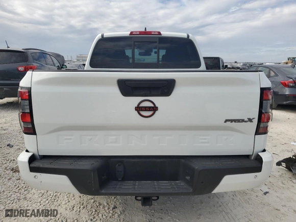 2022 Nissan Frontier SV with VIN 1N6ED1EJ7NN610096, listed as a Copart auction lot 82620234 with 26,193 mi miles and Salvage Title. Bid and sale history available at carsss.com. Image 6.