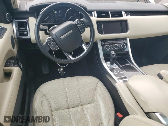 2016 Land Rover Range Rover Sport V6 HSE with VIN SALWR2PF1GA660146, listed as a Copart auction lot 51241655 with 57,282 mi miles and Salvage Title. Bid and sale history available at carsss.com. Image 8.