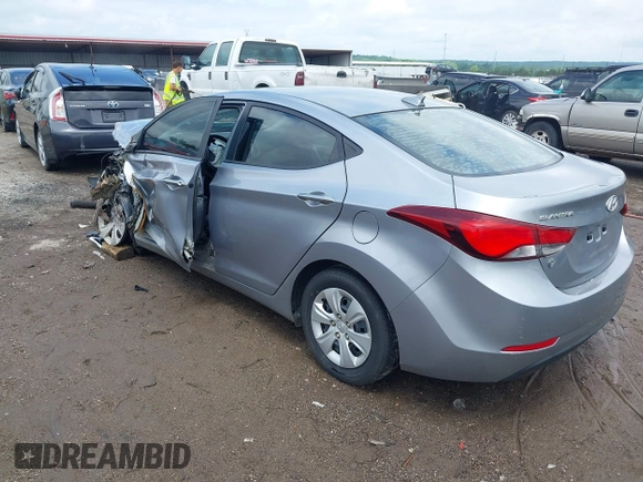 2016 Hyundai Elantra SE z VIN 5NPDH4AE1GH715927, wystawiony jako IAAI lot #42302693 z przebiegiem 143 065 mil mil oraz . Historia ofert i sprzedaży dostępna na DreamBid. Obrazek 3.