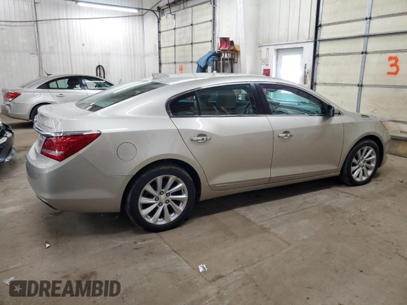 2015 Buick LaCrosse Leather with VIN 1G4GB5G3XFF318201, listed as a Copart auction lot 52161305 with 121,957 mi miles and Salvage Title. Bid and sale history available at DreamBid. Image 3.