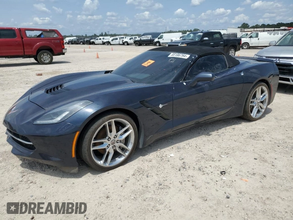 2015 Chevrolet Corvette 1LT with VIN 1G1YB3D73F5118621, listed as a Copart auction lot 66186794 with 0 mi miles and Clean Title. Bid and sale history available at carsss.com. Image 1.