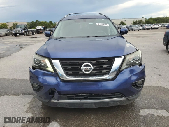 2017 Nissan Pathfinder SL with VIN 5N1DR2MNXHC694260, listed as a Copart auction lot 61482955 with 139,336 mi miles and Non repairable. Bid and sale history available at DreamBid. Image 5.
