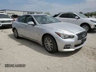2017 Infiniti Q50 Signature Edition z VIN JN1EV7AR0HM830515, wystawiony jako Copart lot #53435825 z przebiegiem 66 994 mil mil oraz Szkoda całkowita • Salvage title. Historia ofert i sprzedaży dostępna na DreamBid. Obrazek 4.
