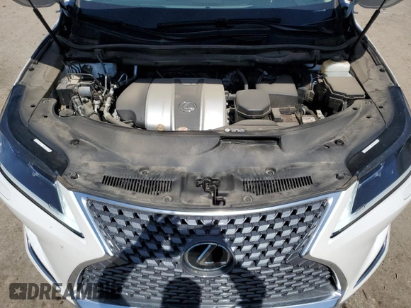 2022 Lexus RX 350 with VIN 2T2HZMDA0NC341393, listed as a Copart auction lot 47565305 with 27,724 mi miles and Salvage Title. Bid and sale history available at DreamBid. Image 12.