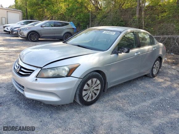 2011 Honda Accord Sdn LX with VIN 1HGCP2F30BA151344, listed as a Copart auction lot 53546525 with 303,618 mi miles and Salvage Title. Bid and sale history available at carsss.com. Image 1.