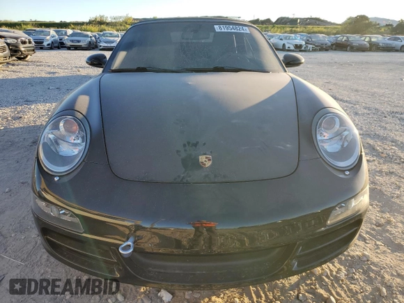 2006 Porsche 911 Carrera with VIN WP0CA29926S757583, listed as a Copart auction lot 81954824 with 58,645 mi miles and Salvage Title. Bid and sale history available at DreamBid. Image 5.
