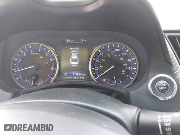 2014 Infiniti Q50 Premium with VIN JN1BV7AR1EM701665, listed as a IAAI auction lot 41276373 with 113,820 mi miles. Bid and sale history available at carsss.com. Image 7.