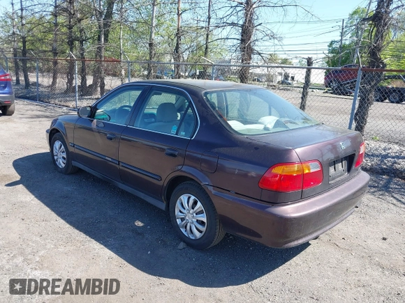 2000 Honda Civic EX with VIN 2HGEJ8643YH528913, listed as a IAAI auction lot 42144945 with 259,493 mi miles. Bid and sale history available at carsss.com. Image 3.