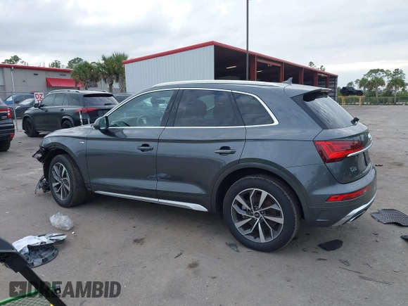 2023 Audi Q5 S line Premium Plus z VIN WA1EAAFY6P2161080, wystawiony jako IAAI lot #41282613 z przebiegiem 20 268 mil mil oraz . Historia ofert i sprzedaży dostępna na DreamBid. Obrazek 14.
