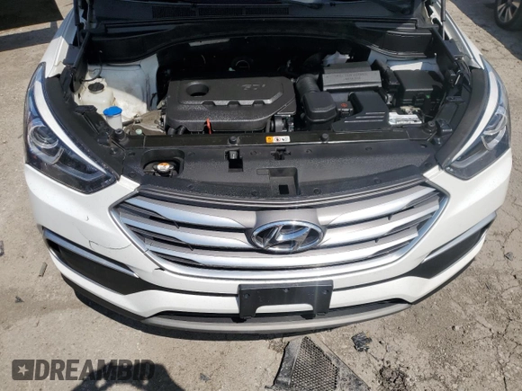 2018 Hyundai Santa Fe 2.4L with VIN 5XYZTDLBXJG571865, listed as a Copart auction lot 62103705 with 190,269 mi miles and Clean title. Bid and sale history available at DreamBid. Image 12.
