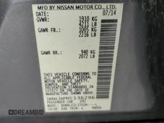 2015 Nissan Altima SV with VIN 1N4AL3AP4FC136296, listed as a Copart auction lot 82713214 with 143,138 mi miles and Clean Title. Bid and sale history available at DreamBid. Image 12.