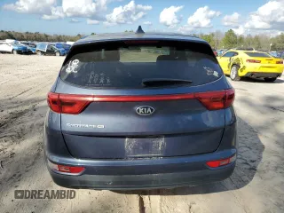 2017 Kia Sportage LX with VIN KNDPM3AC1H7166981, listed as a Copart auction lot 44185085 with 201,734 mi miles and Salvage Title. Bid and sale history available at DreamBid. Image 6.