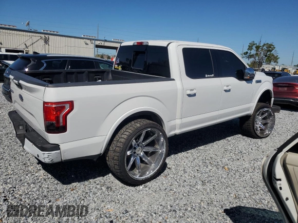 2017 Ford F-150 XL with VIN 1FTEW1CF1HFC81387, listed as a Copart auction lot 48669845 with 198,025 mi miles and Salvage title. Bid and sale history available at DreamBid. Image 3.