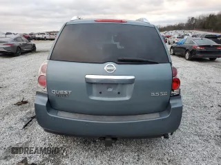 2008 Nissan Quest SL with VIN 5N1BV28U88N107322, listed as a Copart auction lot 41386045 with 154,188 mi miles and Salvage Title. Bid and sale history available at carsss.com. Image 6.