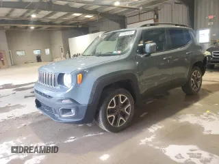 2017 Jeep Renegade Latitude z VIN ZACCJBBB5HPE48244, wystawiony jako Copart lot #57561845 z przebiegiem 100 927 mil mil oraz Szkoda całkowita • Salvage title. Historia ofert i sprzedaży dostępna na DreamBid. Obrazek 1.
