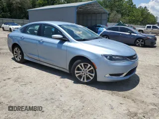 2015 Chrysler 200 Limited with VIN 1C3CCCABXFN677692, listed as a Copart auction lot 64976185 with 80,299 mi miles and Salvage title. Bid and sale history available at DreamBid. Image 4.