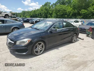 2015 Mercedes-Benz CLA 250 with VIN WDDSJ4GB8FN182830, listed as a Copart auction lot 63206895 with 220,061 mi miles and Salvage title. Bid and sale history available at DreamBid. Image 1.