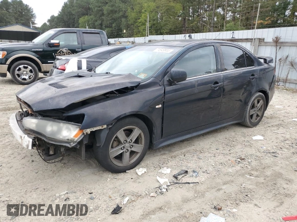 2008 Mitsubishi Lancer DE with VIN JA3AU26U78U037113, listed as a Copart auction lot 74549944 with Not Provided miles and Salvage Title. Bid and sale history available at carsss.com. Image 1.