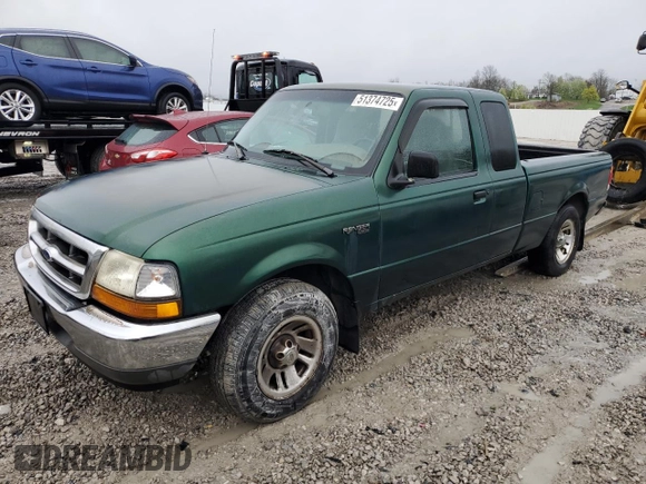 1999 Ford Ranger XL with VIN 1FTYR14V3XTA43065, listed as a Copart auction lot 51374725 with 149,521 mi miles and Clean Title. Bid and sale history available at carsss.com. Image 1.