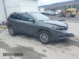 2021 Jeep Cherokee Altitude with VIN 1C4PJMLBXMD148283, listed as a IAAI auction lot 41956141 with 49,115 mi miles. Bid and sale history available at carsss.com. Image 1.