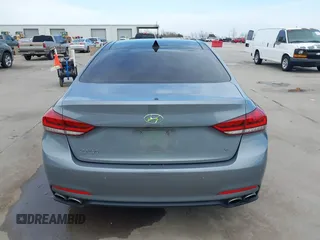 2015 Hyundai Genesis 5.0L with VIN KMHGN4JF1FU096051, listed as a IAAI auction lot 41771204 with 74,038 mi miles. Bid and sale history available at carsss.com. Image 16.