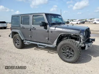 2017 Jeep Wrangler Unlimited Sport with VIN 1C4HJWDG6HL627015, listed as a Copart auction lot 63864755 with 113,443 mi miles and Salvage title. Bid and sale history available at DreamBid. Image 4.