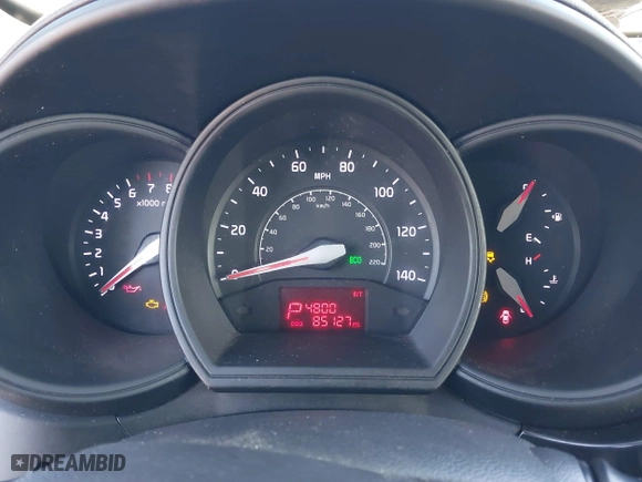 2016 Kia Rio LX with VIN KNADM5A32G6646236, listed as a IAAI auction lot 41593659 with 85,127 mi miles. Bid and sale history available at carsss.com. Image 7.