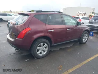 2006 Nissan Murano SL with VIN JN8AZ08W76W506485, listed as a IAAI auction lot 41992620 with 208,287 mi miles. Bid and sale history available at carsss.com. Image 4.