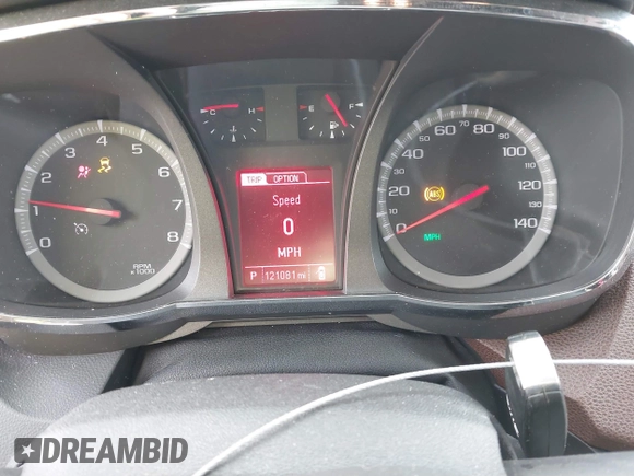 2015 GMC Terrain SLT with VIN 2GKFLYE3XF6340439, listed as a IAAI auction lot 41612774 with 121,081 mi miles. Bid and sale history available at carsss.com. Image 7.