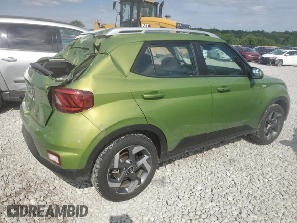 2024 Hyundai Venue Limited z VIN KMHRC8A32RU333503, wystawiony jako Copart lot #58021835 z przebiegiem 7 292 mil mil oraz Szkoda całkowita • Salvage title. Historia ofert i sprzedaży dostępna na DreamBid. Obrazek 3.
