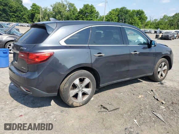 2015 Acura MDX с VIN 5FRYD4H21FB010971, выставлен на аукционе Copart как лот 66233125 с пробегом 129 789 миль миль и Списание • Salvage title. История ставок и продаж доступна на DreamBid. Изображение 3.