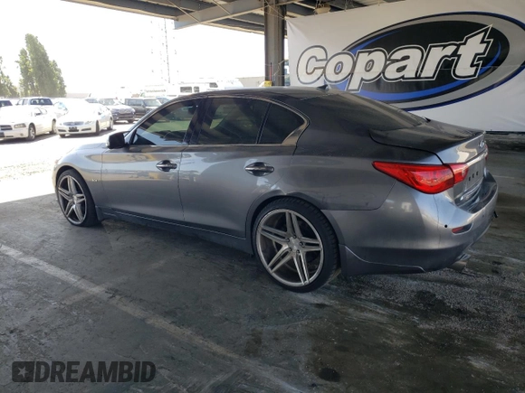 2017 Infiniti Q50 Premium with VIN JN1EV7AP0HM730543, listed as a Copart auction lot 59337725 with 73,230 mi miles and Salvage title. Bid and sale history available at DreamBid. Image 2.