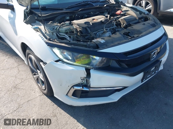 2019 Honda Civic Sedan LX with VIN 2HGFC2F62KH505921, listed as a IAAI auction lot 41982303 with 72,618 mi miles. Bid and sale history available at carsss.com. Image 6.