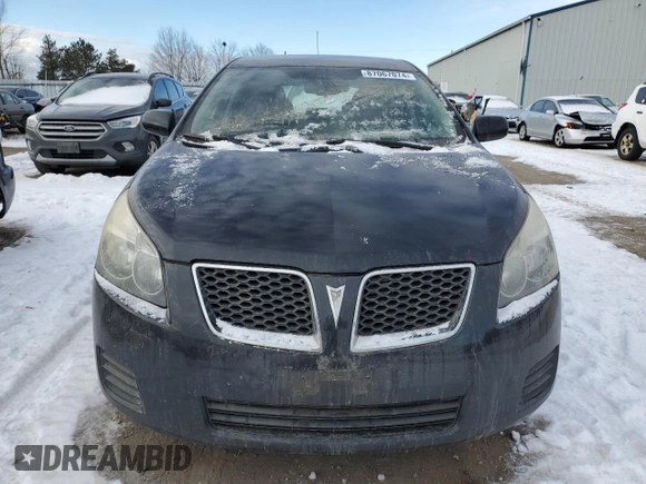 2009 Pontiac Vibe 1SA z VIN 5Y2SP67849Z405547, wystawiony jako Copart lot #87067074 z przebiegiem Nie podano mil oraz Czysty tytuł • Clean title. Historia ofert i sprzedaży dostępna na DreamBid. Obrazek 5.