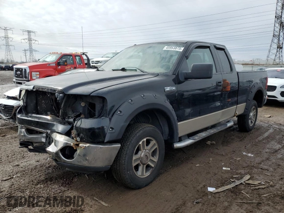 2007 Ford F-150 XLT with VIN 1FTPX14V27FA75991, listed as a Copart auction lot 45953875 with 174,148 mi miles and Salvage Title. Bid and sale history available at carsss.com. Image 1.