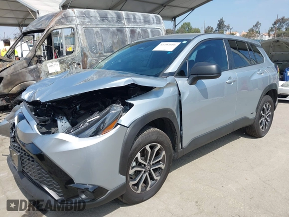 2023 Toyota Corolla Cross Hybrid S with VIN 7MUFBABG1PV014992, listed as a IAAI auction lot 42202656 with 18,913 mi miles and . Bid and sale history available at DreamBid. Image 17.