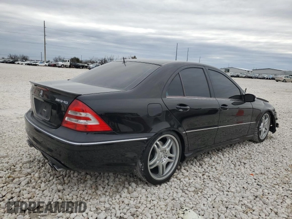 2006 Mercedes-Benz C 55 AMG with VIN WDBRF76J46F770916, listed as a Copart auction lot 88725275 with 82,502 mi miles and Salvage title. Bid and sale history available at DreamBid. Image 3.