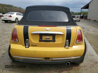 2007 MINI Convertible with VIN WMWRF33507TG17373, listed as a Copart auction lot 52818825 with 207,096 mi miles and Salvage Title. Bid and sale history available at DreamBid. Image 6.