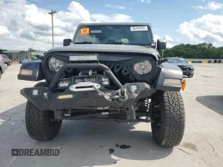 2020 Jeep Wrangler Unlimited Sport S with VIN 1C4HJXDN4LW344401, listed as a Copart auction lot 58404885 with 68,074 mi miles and Salvage title. Bid and sale history available at DreamBid. Image 5.