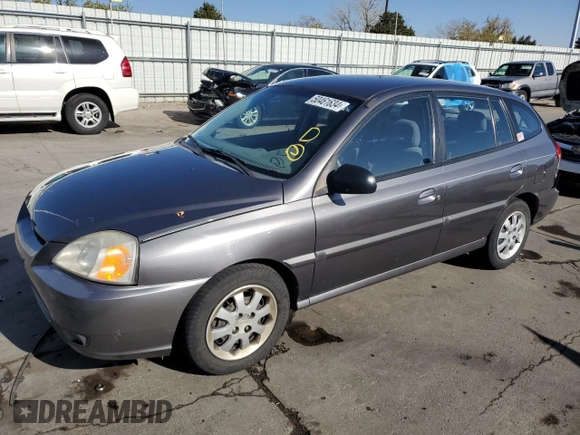 2003 Kia Rio with VIN KNADC165036147905, listed as a Copart auction lot 50461634 with 86,086 mi miles and Salvage Title. Bid and sale history available at carsss.com. Image 1.