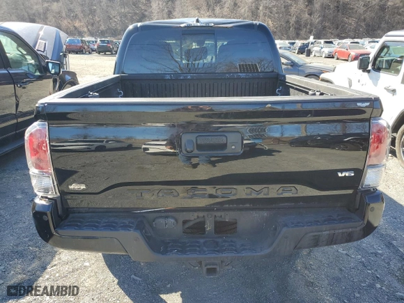 2023 Toyota Tacoma 4WD SR with VIN 3TMCZ5AN6PM539157, listed as a Copart auction lot 51037375 with 39,566 mi miles and Salvage Title. Bid and sale history available at carsss.com. Image 6.