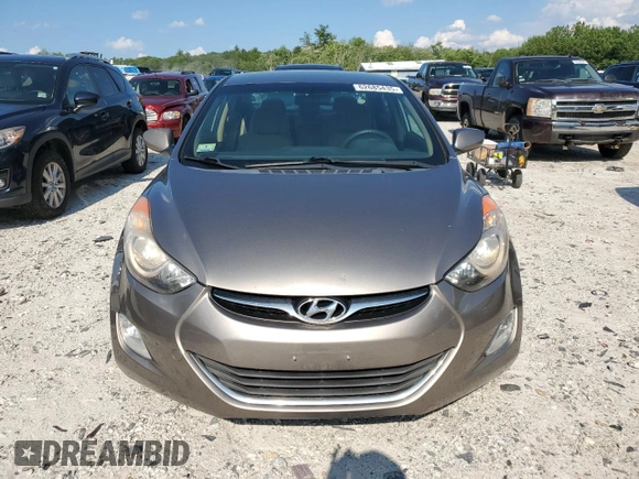 2013 Hyundai Elantra GLS with VIN 5NPDH4AE5DH394020, listed as a Copart auction lot 62685435 with 142,831 mi miles and Clean title. Bid and sale history available at DreamBid. Image 5.